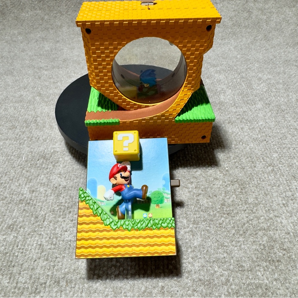 Sonic Set the Hedgehog Collecting Rings Christmas ornament 2024 Retro Hallmark